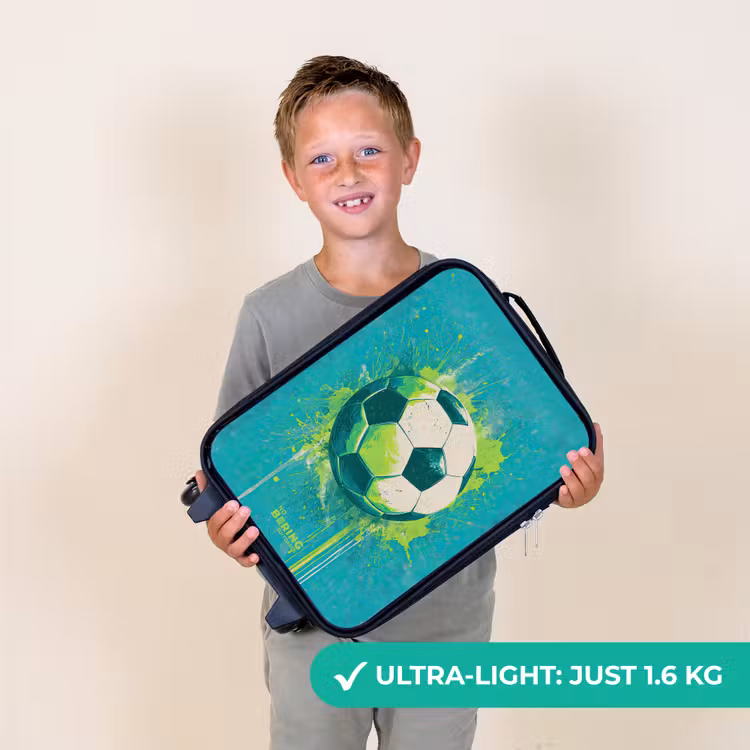 Voetbal - Verfspatten - Groen - Blauw Kinderkoffer - Zwart klein -sfeer4_UK