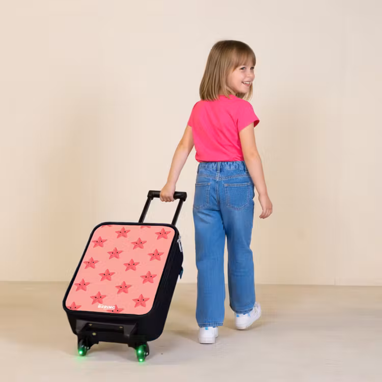 Zeester zandstorm Kinderkoffer - Zwart klein -sfeer1