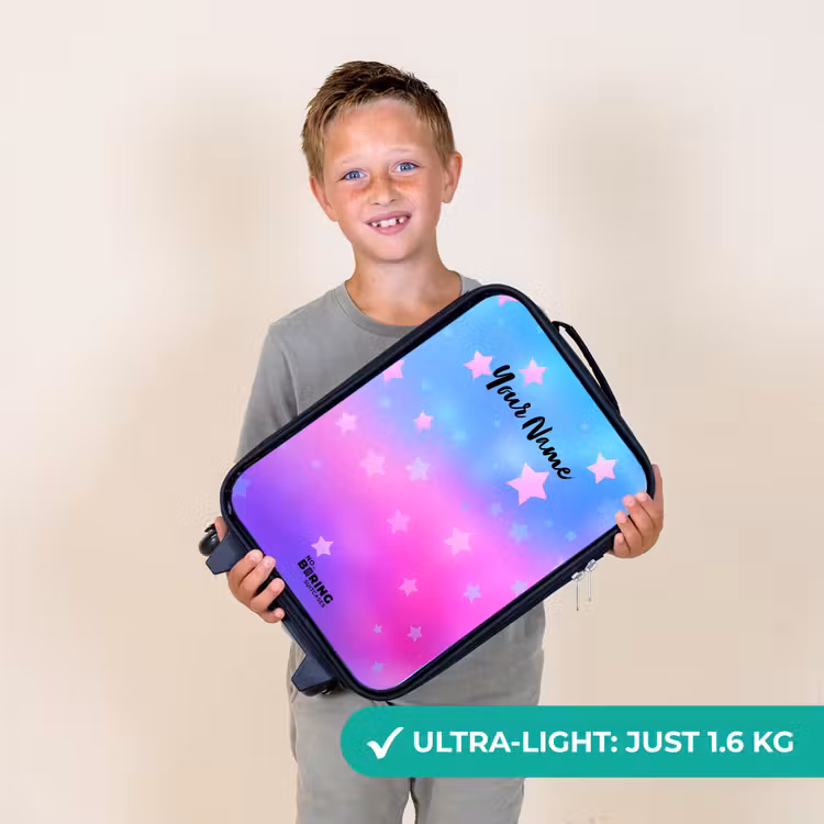 Sterren - Roze - Blauw Kinderkoffer - Zwart klein -sfeer4_UK