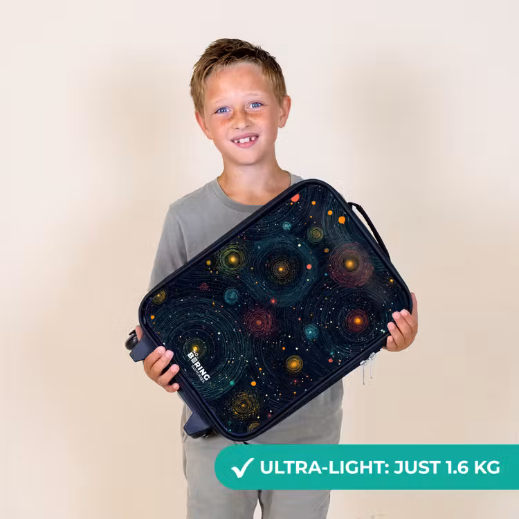 Sterren - Planeten - Kleurrijk Kinderkoffer - Zwart klein -sfeer4_UK