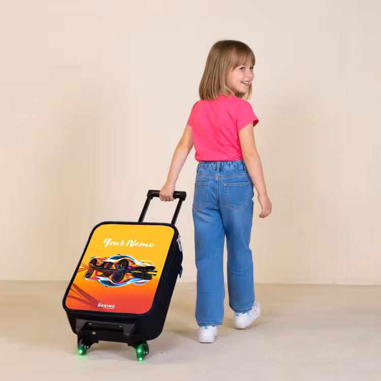 Sunbeam sprinter Kinderkoffer - Zwart klein -sfeer1