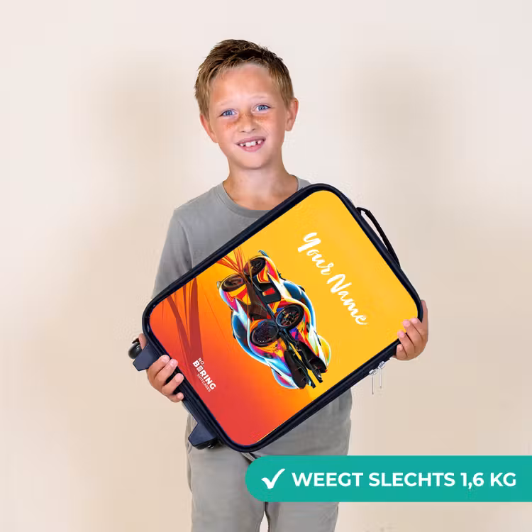 Sunbeam sprinter Kinderkoffer - Zwart klein -sfeer4_NL
