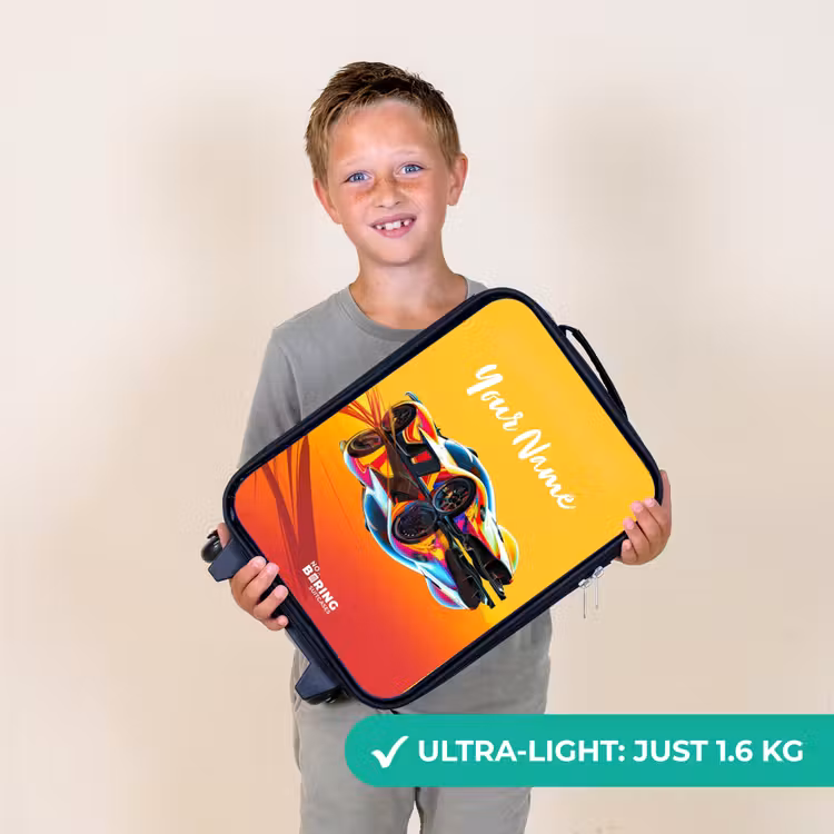 Sunbeam sprinter Kinderkoffer - Zwart klein -sfeer4_UK