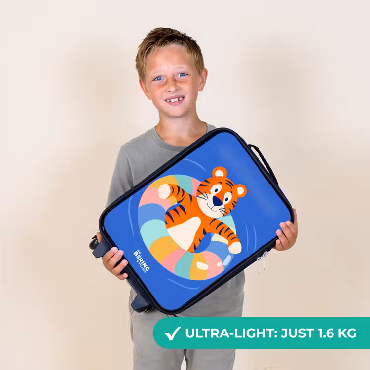 Tijger - Zwemband - Water Kinderkoffer - Zwart klein -sfeer4_UK