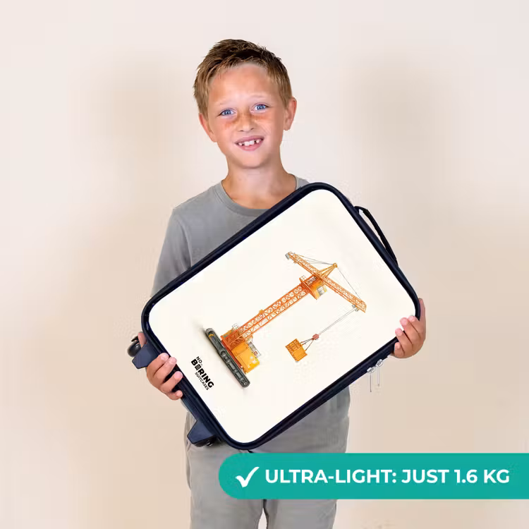 Torenkraan - Getekend - Oranje Kinderkoffer - Zwart klein -sfeer4_UK