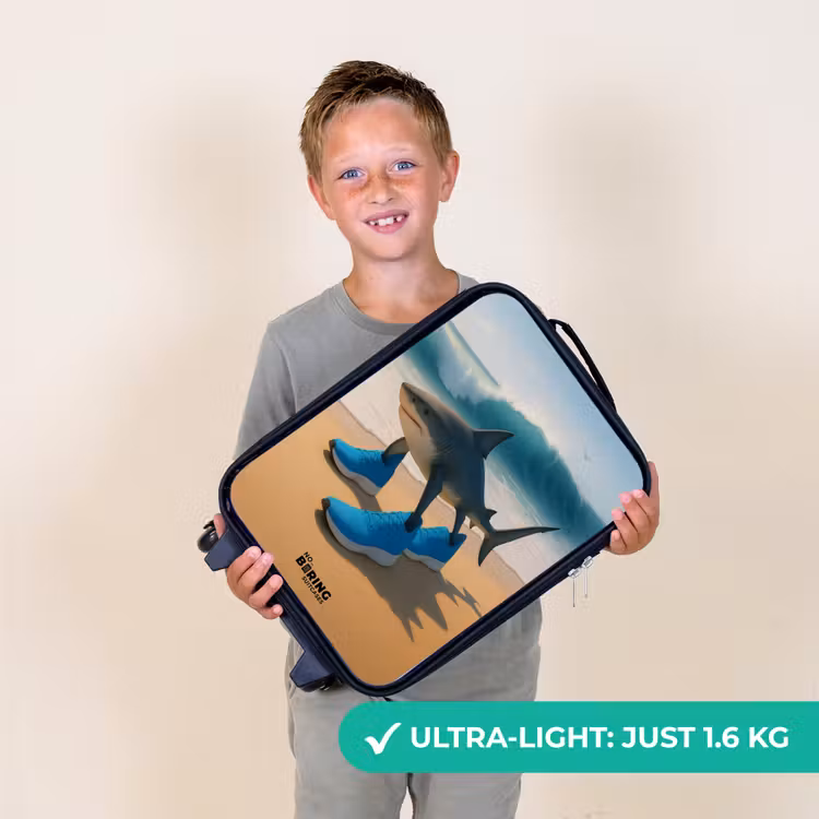 Tralalero tralala Kinderkoffer - Zwart klein -sfeer4_UK