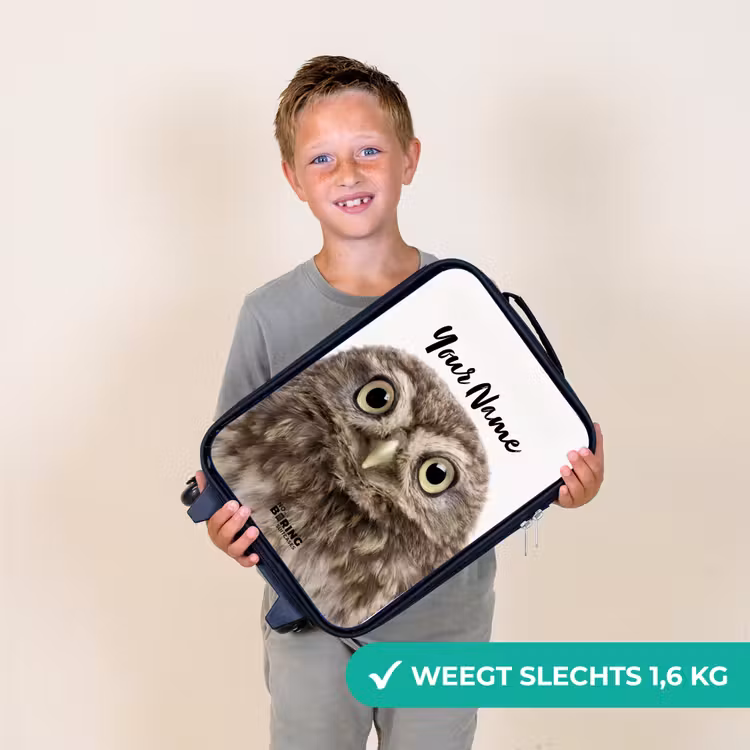 Ulke Uil Kinderkoffer - Zwart klein -sfeer4_NL