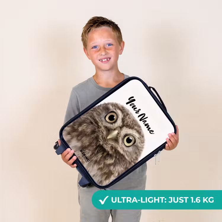 Ulke Uil Kinderkoffer - Zwart klein -sfeer4_UK