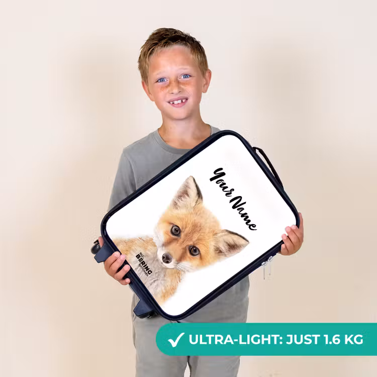 Vicky Vosje Kinderkoffer - Zwart klein -sfeer4_UK