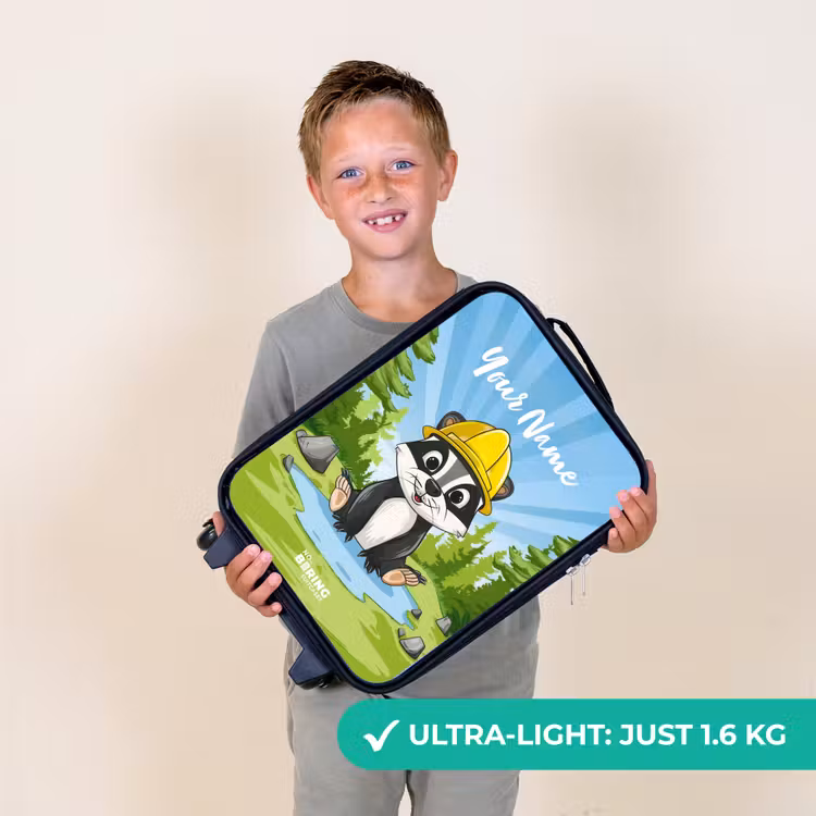 Wally werkbeer Kinderkoffer - Zwart klein -sfeer4_UK