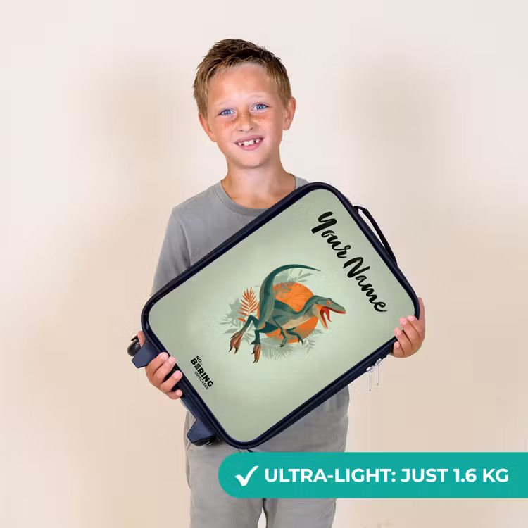 Dier - Dino - Natuur Kinderkoffer - Zwart klein -sfeer4_UK