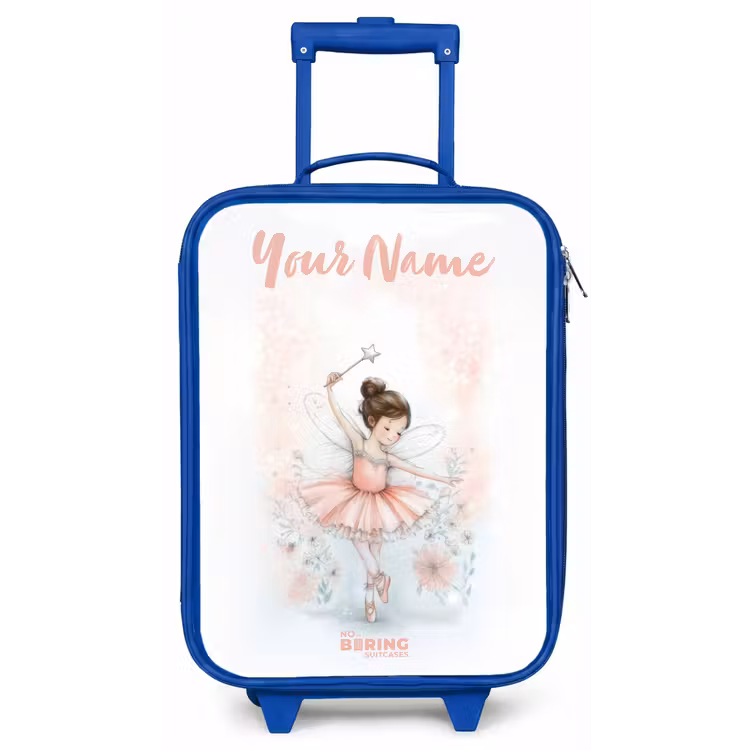Ballerina - Elf - Fee Kinderkoffer - Blauw klein -zz3dotto