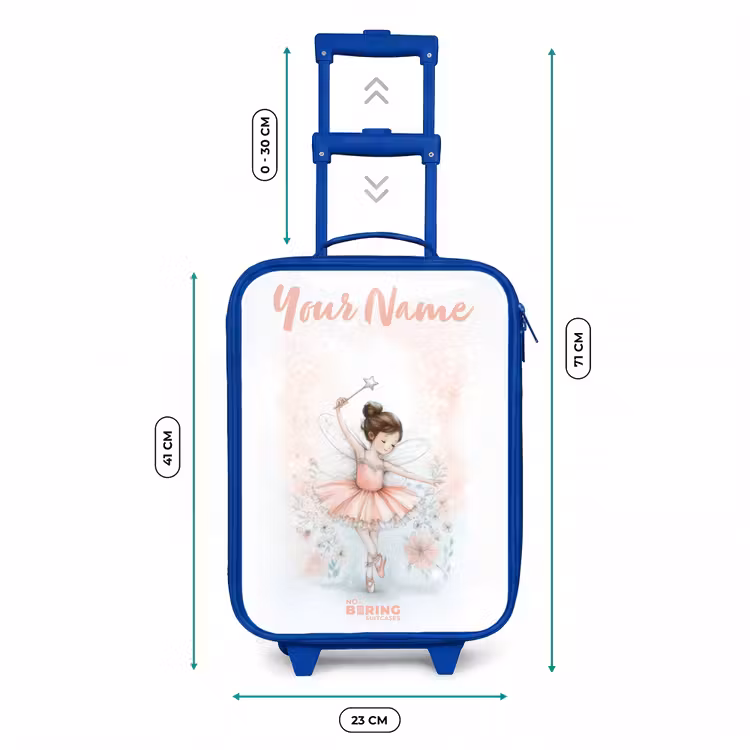 Ballerina - Elf - Fee Kinderkoffer - Blauw klein -productfoto_formaten