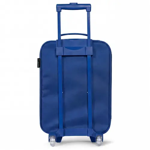 Dino - Dier - Groen Kinderkoffer - Blauw klein -achterkant