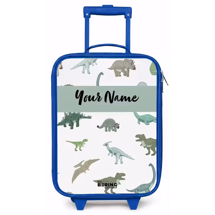 Dino Dynastie Kinderkoffer - Blauw klein -zz3dotto