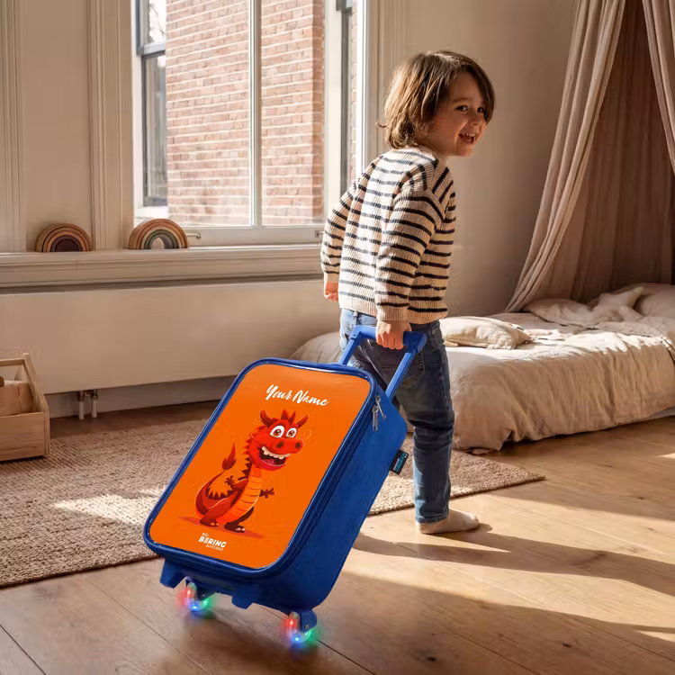 Horacio hotshot Kinderkoffer - Blauw klein -sfeer1