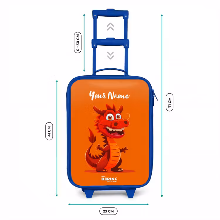 Horacio hotshot Kinderkoffer - Blauw klein -productfoto_formaten