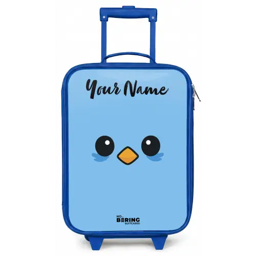 Kawai - Vogel - Blauw Kinderkoffer - Blauw klein -zz3dotto