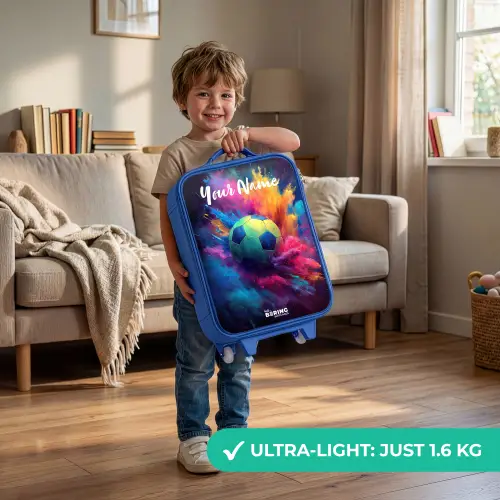 Neon - Bal - Kleurrijk Kinderkoffer - Blauw klein -sfeer2_EN
