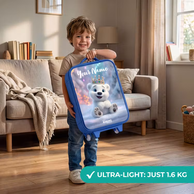 Ijsbeer - Kroon - Winter Kinderkoffer - Blauw klein -sfeer2_EN
