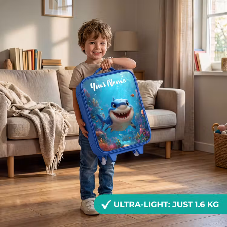 Rif - Koraal - Haai - Dier Kinderkoffer - Blauw klein -sfeer2_EN