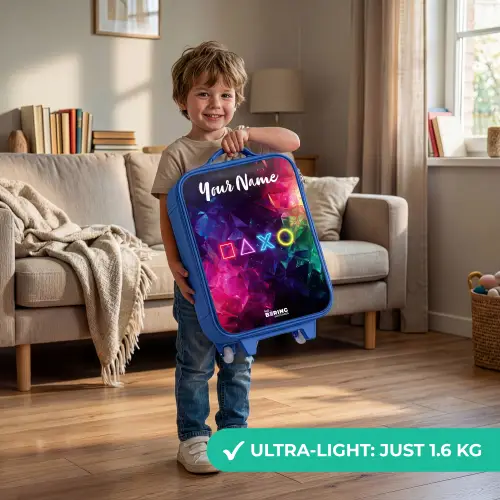 Symbolen - Game - Kleurrijk Kinderkoffer - Blauw klein -sfeer2_EN