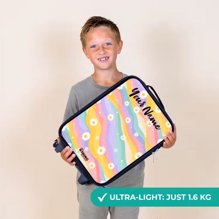 Madeliefjes - Kleurrijk - Pastel Kinderkoffer - Zwart klein -sfeer4_UK