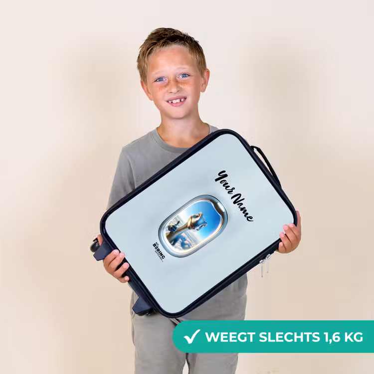 Delta dino Kinderkoffer - Zwart klein -sfeer4_NL
