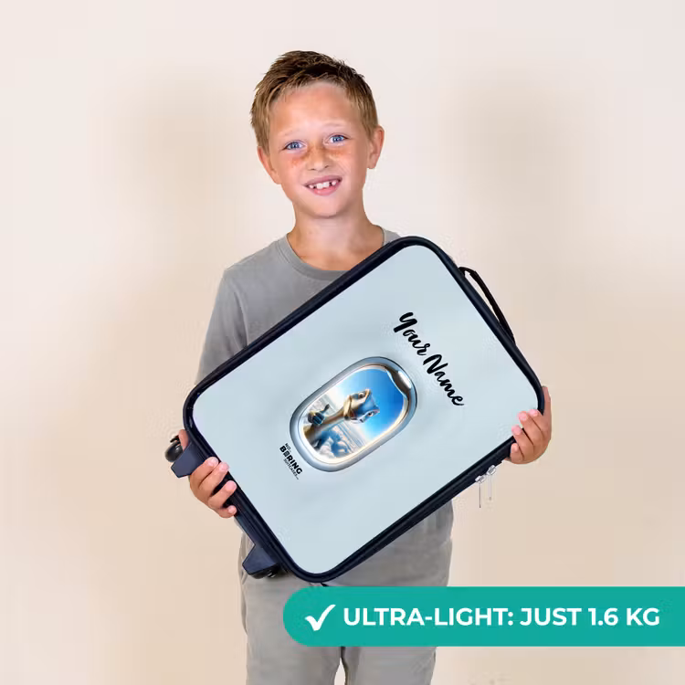 Delta dino Kinderkoffer - Zwart klein -sfeer4_UK