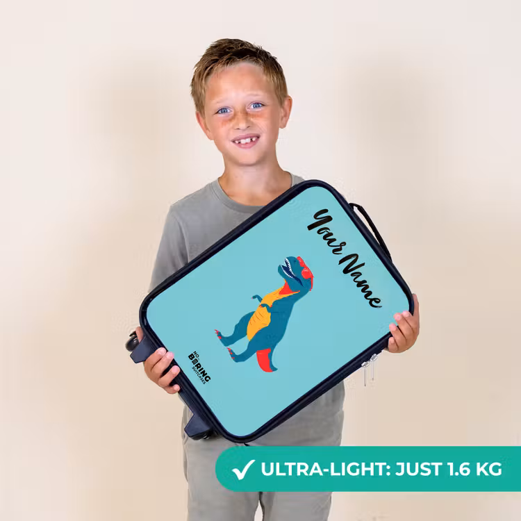 Dino - Dier - Zonnebril Kinderkoffer - Zwart klein -sfeer4_UK