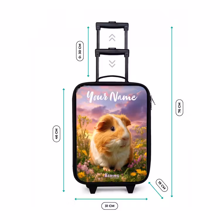Cavia - Natuur - Dier Kinderkoffer - Zwart klein -productfoto_formaten