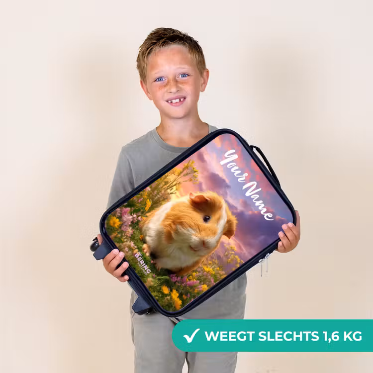 Cavia - Natuur - Dier Kinderkoffer - Zwart klein -sfeer4_NL
