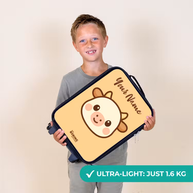 Kawai - Koe - Bruin Kinderkoffer - Zwart klein -sfeer4_UK