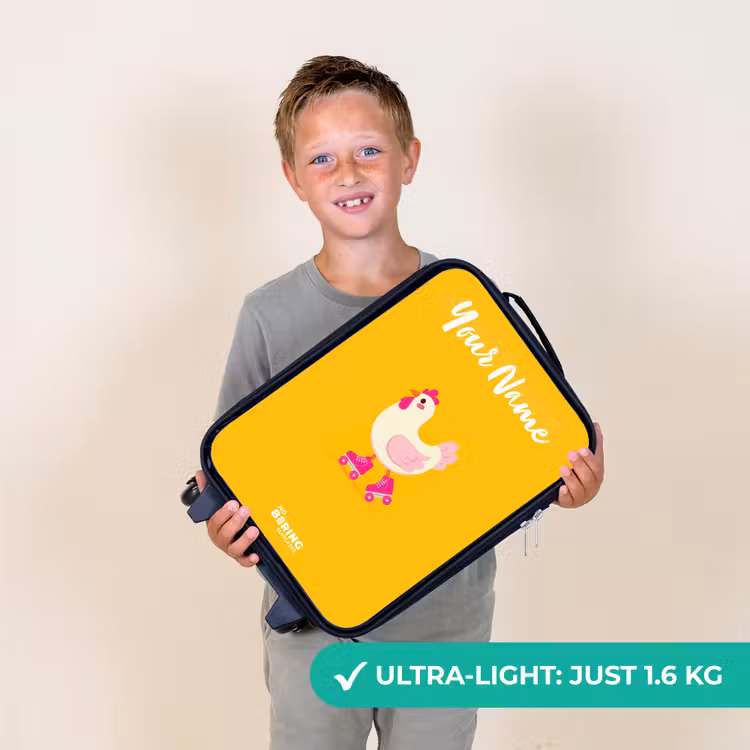 Kip - Rolschaatsen - Geel Kinderkoffer - Zwart klein -sfeer4_UK