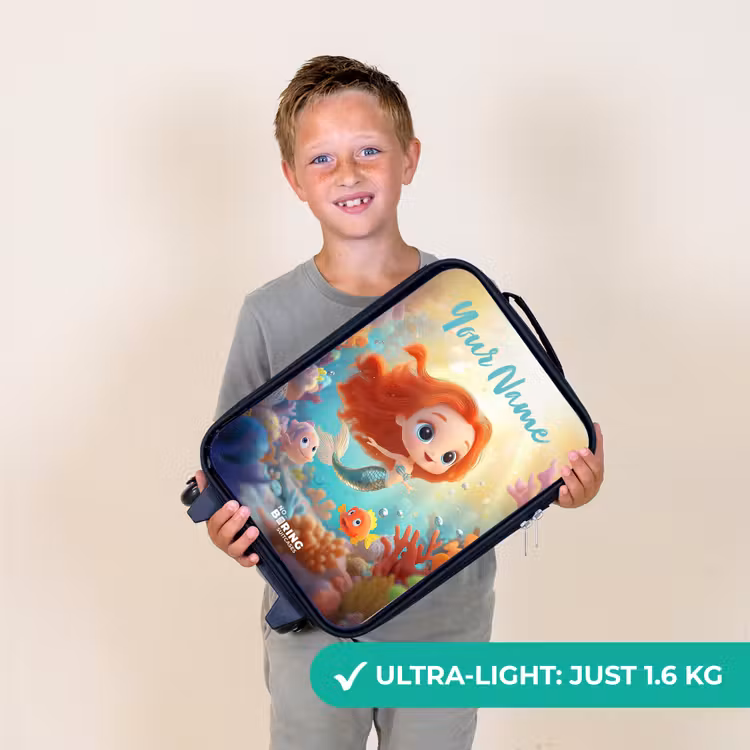 Zeemeermin - Vissen - Koraal Kinderkoffer - Zwart klein -sfeer4_UK