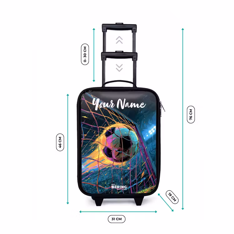 Neon - Net - Voetbal - Kleurrijk Kinderkoffer - Zwart klein -productfoto_formaten
