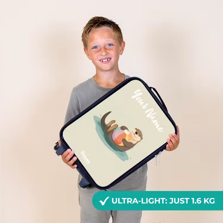 Otter - Strandbal - Water Kinderkoffer - Zwart klein -sfeer4_UK