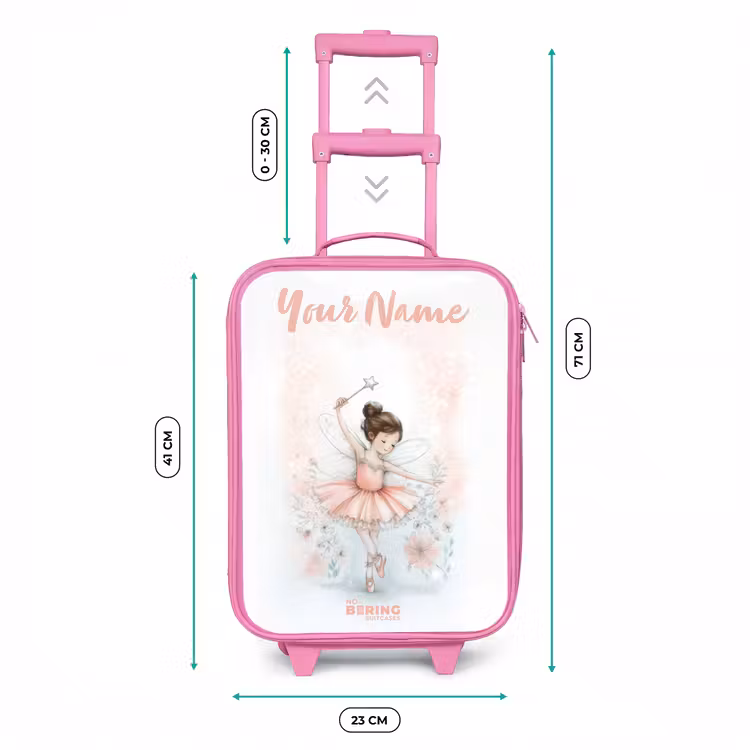 Ballerina - Elf - Fee Kinderkoffer - Roze klein -productfoto_formaten