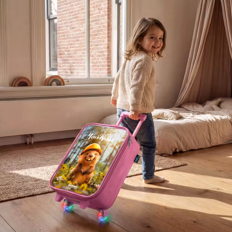 Benno Bloembouwer Kinderkoffer - Roze klein -sfeer1