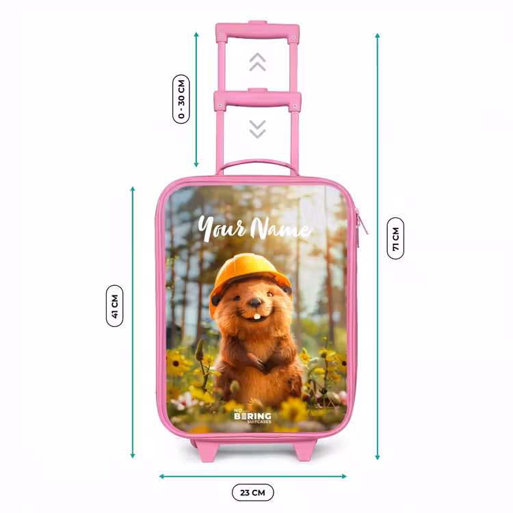 Benno Bloembouwer Kinderkoffer - Roze klein -productfoto_formaten