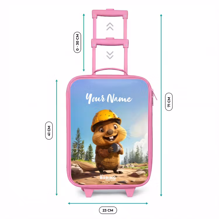 Billy Bouwhelm Kinderkoffer - Roze klein -productfoto_formaten