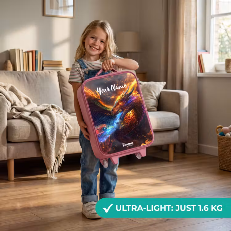 Chroma krijger Kinderkoffer - Roze klein -sfeer2_EN