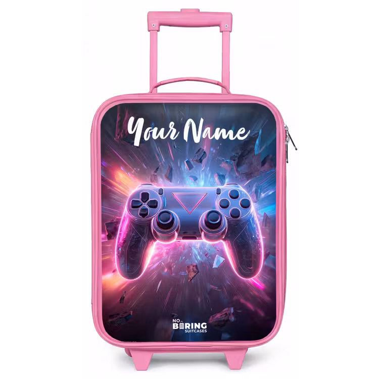Controller - Neon - Game Kinderkoffer - Roze klein -zz3dotto