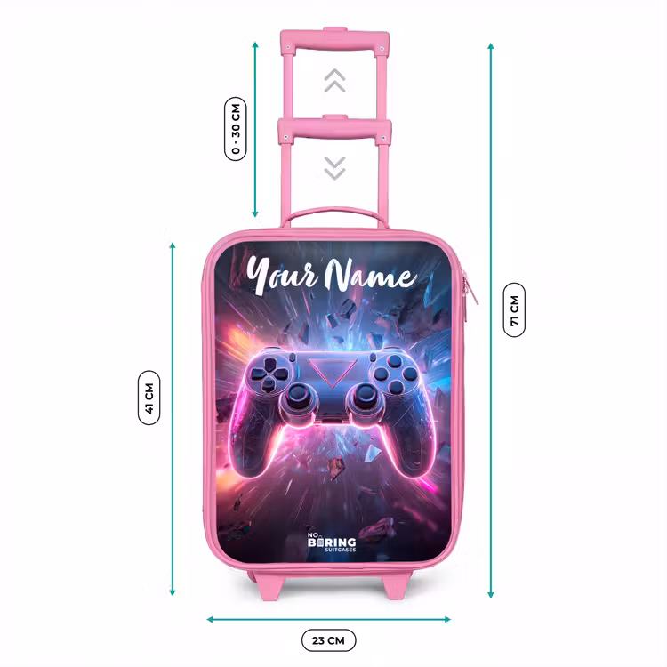 Controller - Neon - Game Kinderkoffer - Roze klein -productfoto_formaten
