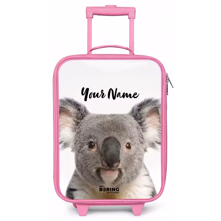 Schattige Koala Beer Kinderkoffer - Roze klein -zz3dotto