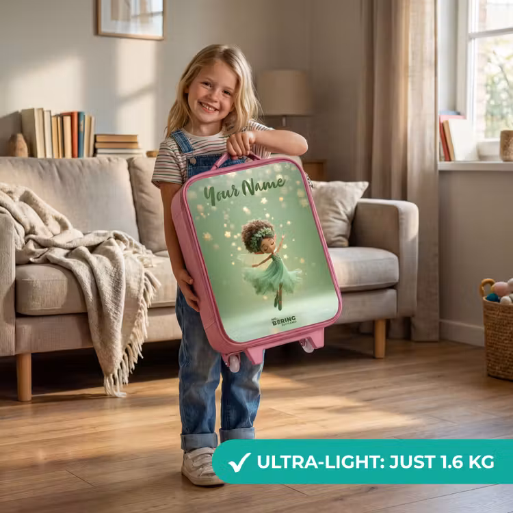 Dansende fee in groen licht Kinderkoffer - Roze klein -sfeer2_EN
