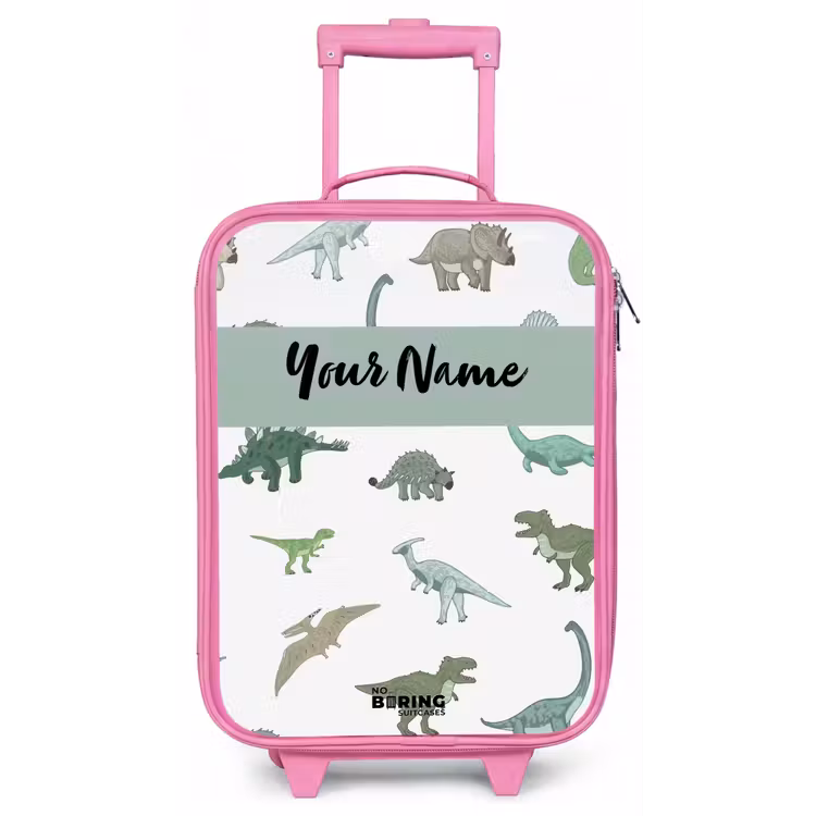 Dino Dynastie Kinderkoffer - Roze klein -zz3dotto