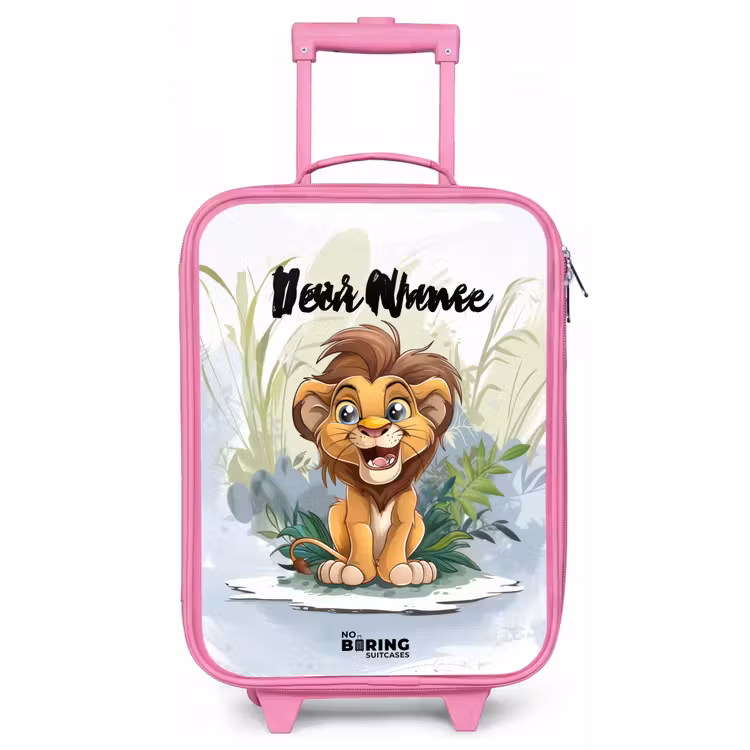 Guusje giraf Kinderkoffer - Roze klein -zz3dotto