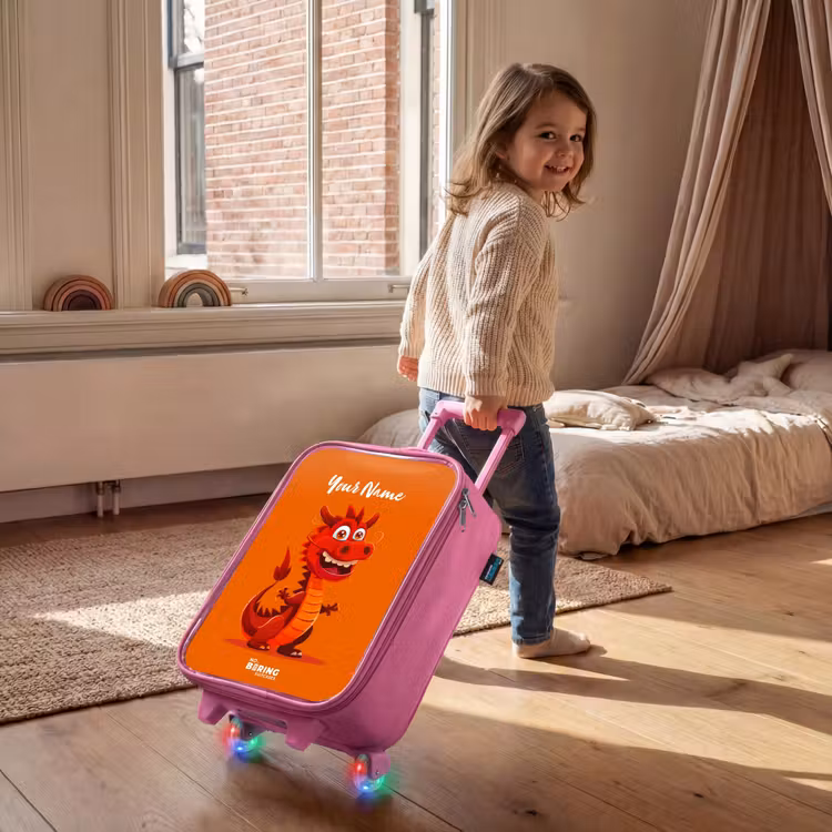 Horacio hotshot Kinderkoffer - Roze klein -sfeer1