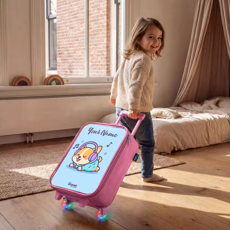 Kawai - Hond - Muziek Kinderkoffer - Roze klein -sfeer1